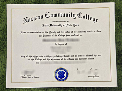 Nassau Community College diploma, Nassau Community College associate degree,