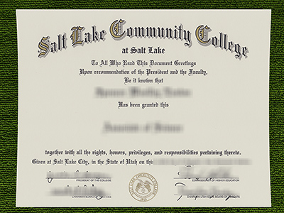 Salt Lake Community College diploma, Salt Lake Community College degree,