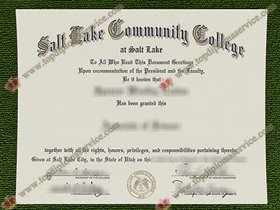 Salt Lake Community College diploma, Salt Lake Community College degree,