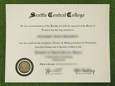 Seattle Central College diploma, Seattle Central College associate degree,
