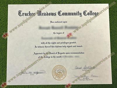 Truckee Meadows Community College diploma, TMCC associate degree,