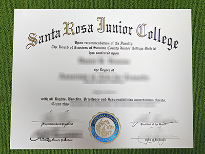 Santa Rosa Junior College diploma, SRJC associate degree,