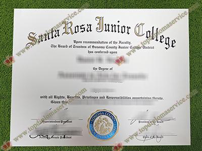 Santa Rosa Junior College diploma, SRJC associate degree,