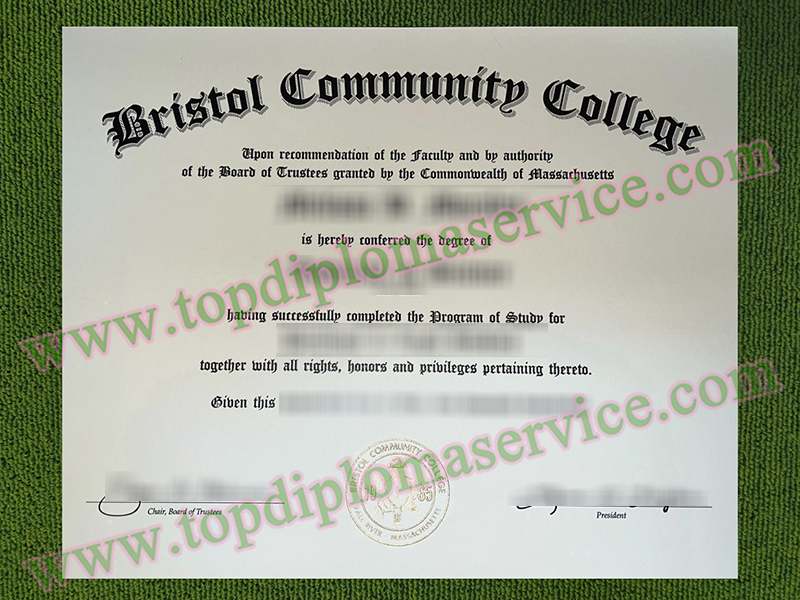 Bristol Community College diploma, Bristol Community College associate degree,