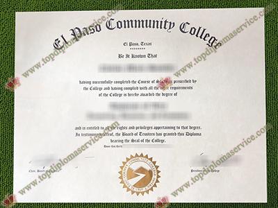 Read more about the article Tips to make a fake El Paso Community College diploma