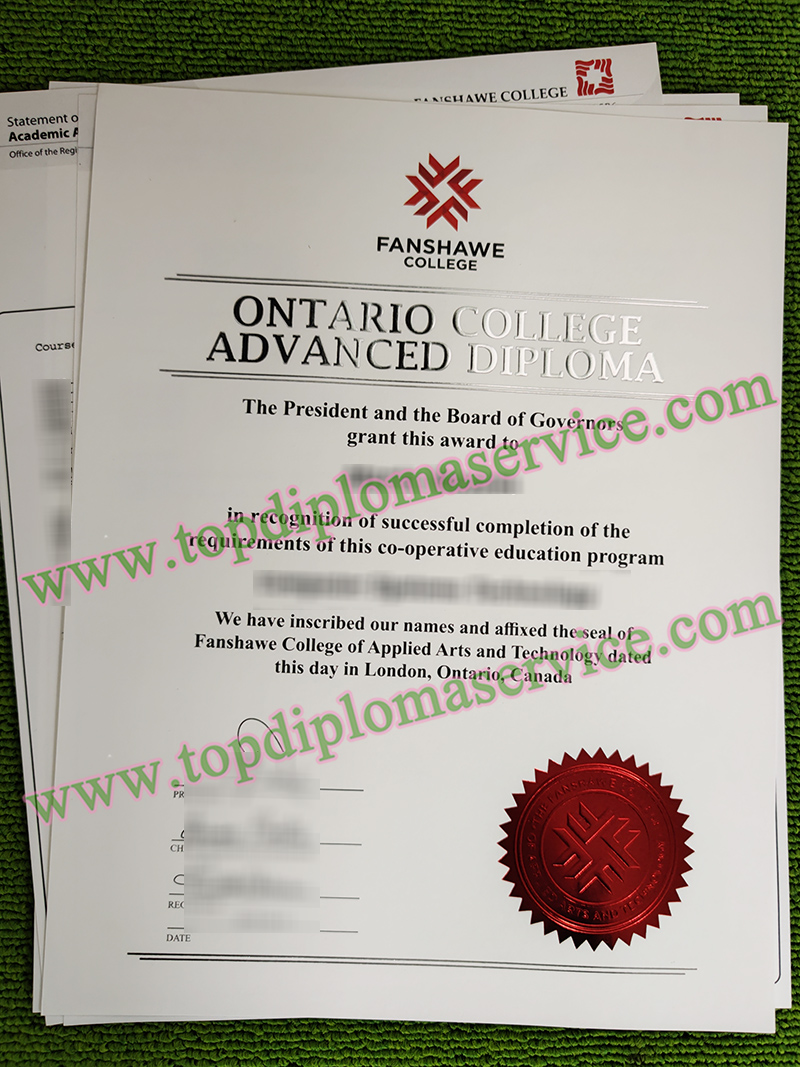 Fanshawe College diploma, Fanshawe College advanced diploma,