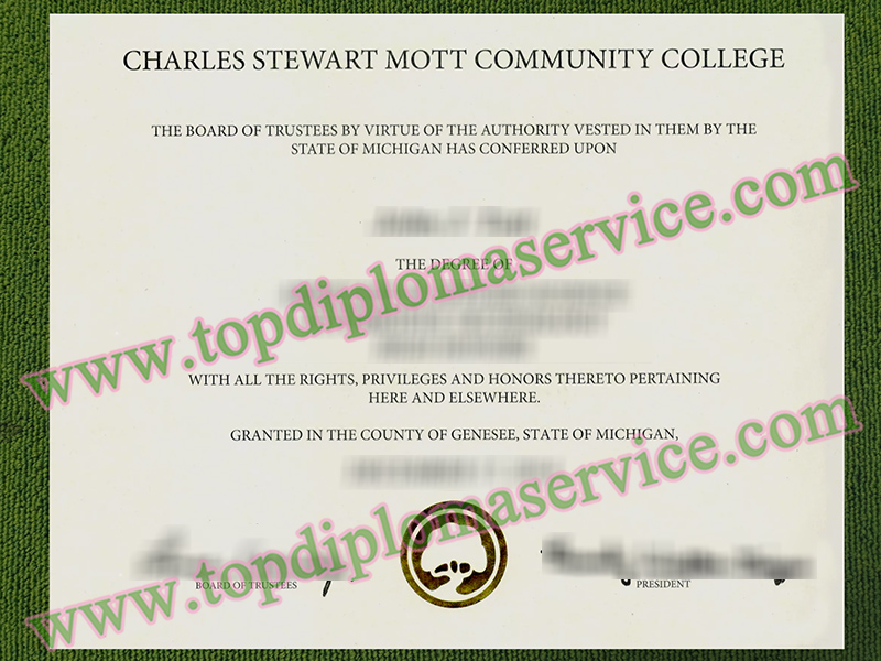 Mott Community College diploma, Mott Community College associate degree,