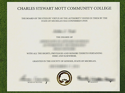 Mott Community College diploma, Mott Community College associate degree,
