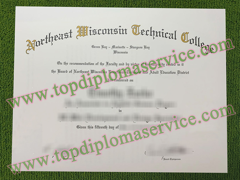 Northeast Wisconsin Technical College diploma, Northeast Wisconsin Technical College certificate,