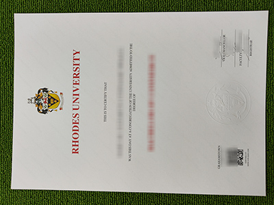 Rhodes University degree, Rhodes University fake diploma,