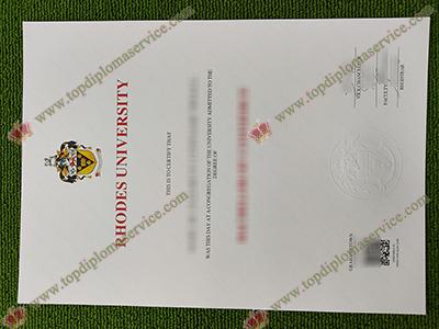 Rhodes University degree, Rhodes University fake diploma,