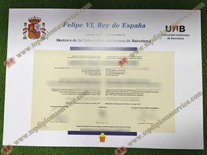 Universitat Autònoma de Barcelona título, Autonomous University of Barcelona degree,