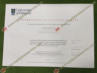 University of Glasgow degree, University of Glasgow certificate,