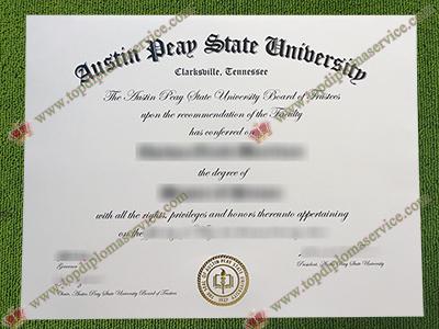 Read more about the article Easy steps to order fake Austin Peay State University diploma