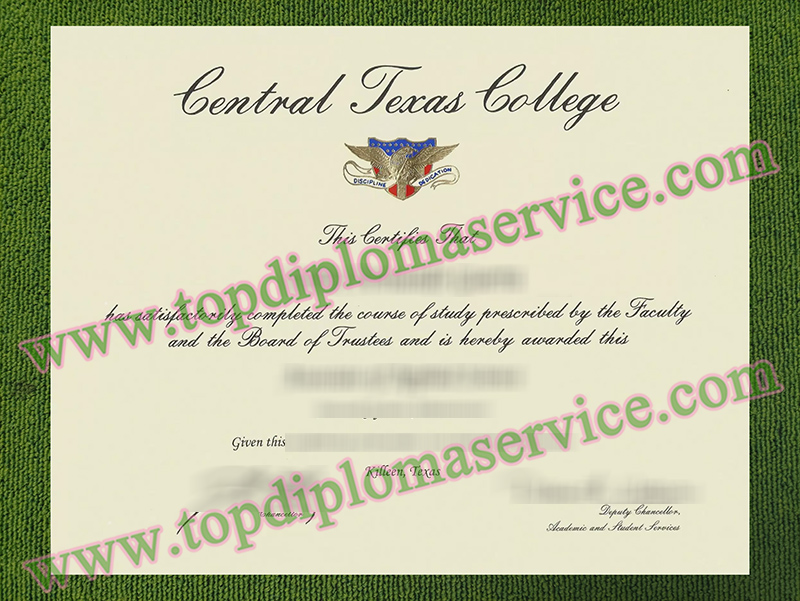 Central Texas College diploma, Central Texas College certificate,