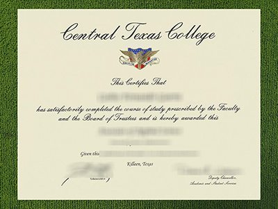 Central Texas College diploma, Central Texas College certificate,