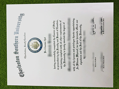 Charleston Southern University fake diploma, Charleston Southern University certificate,