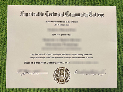 Fayetteville Technical Community College diploma, Fayetteville Technical Community College degree,