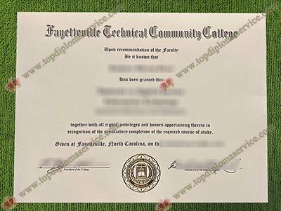 Read more about the article How long to get fake Fayetteville Technical Community College diploma