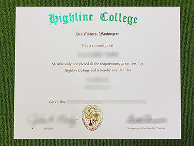 Read more about the article Where can I buy a fake Highline College associate degree