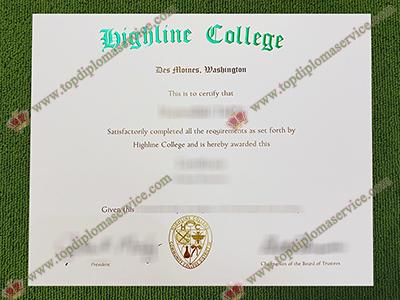 Read more about the article Where can I buy a fake Highline College associate degree