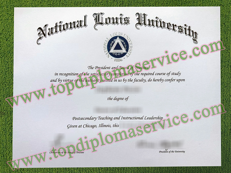 National Louis University diploma, National Louis University degree,