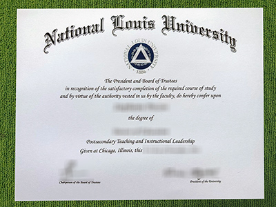 National Louis University diploma, National Louis University degree,