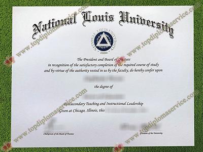 National Louis University diploma, National Louis University degree,