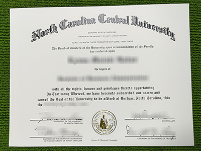 North Carolina Central University diploma, NCCU diploma,