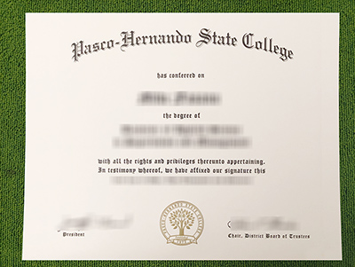 Pasco–Hernando State College diploma, PHSC diploma,