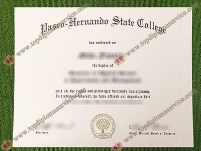 Pasco–Hernando State College diploma, PHSC diploma,