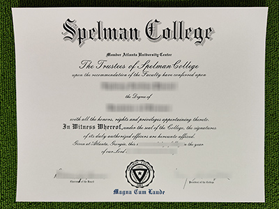 Spelman College diploma, Spelman College fake certificate,