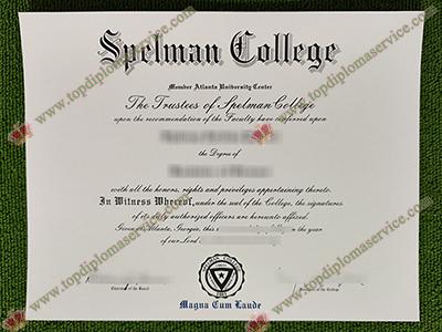 Spelman College diploma, Spelman College fake certificate,