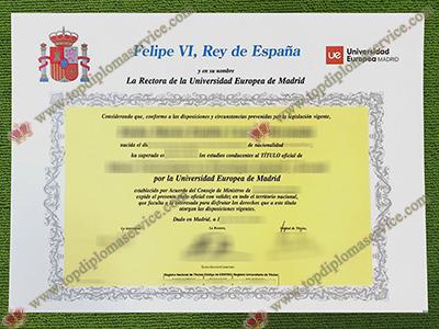 Read more about the article Where can I order a phony Universidad Europea diploma