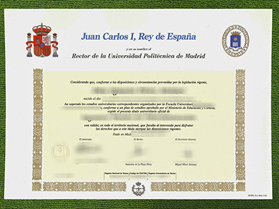 Technical University of Madrid degree, Universidad Politecnica de Madrid título,