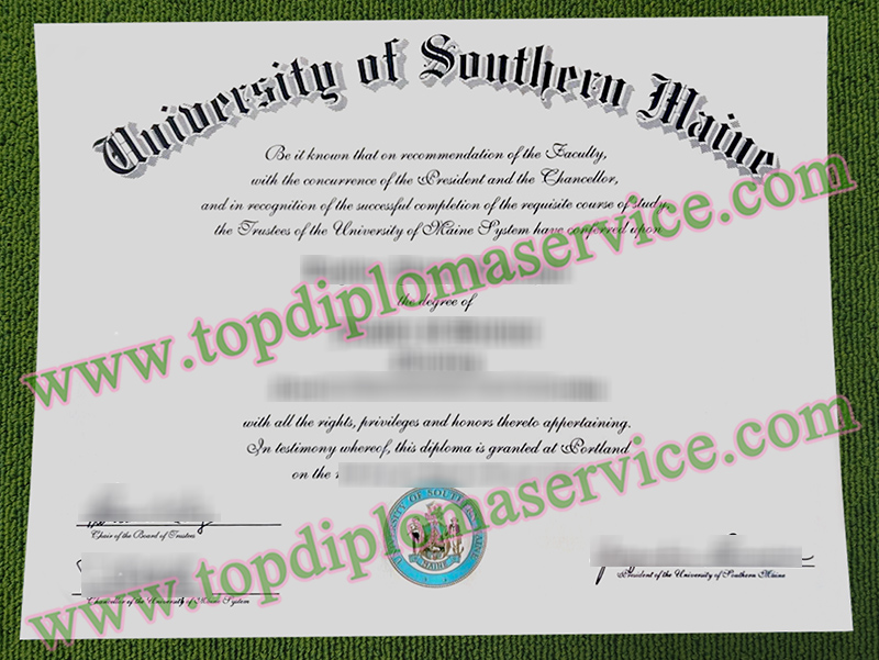 University of Southern Maine diploma, University of Southern Maine fake certificate,