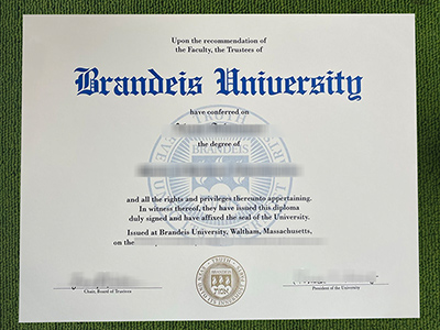 Brandeis University diploma, Brandeis University fake certificate,