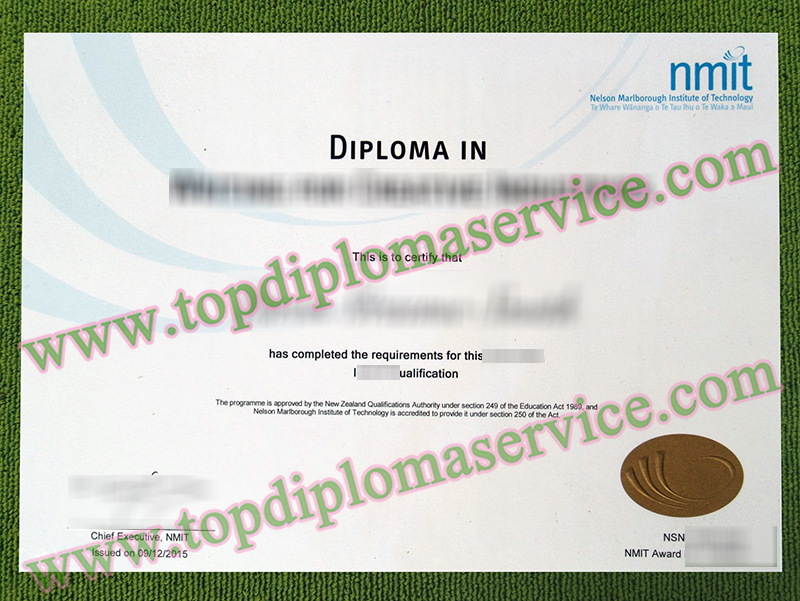 Nelson Marlborough Institute of Technology diploma, NMIT fake diploma,