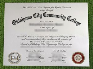 Oklahoma City Community College diploma, OCCC associate degree,
