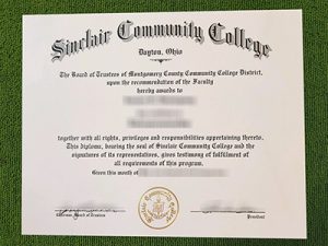 Sinclair Community College diploma, Sinclair Community College associate degree,