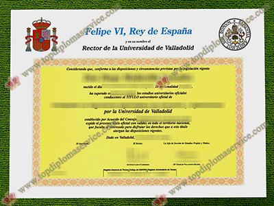 Universidad de Valladolid título, University of Valladolid diploma,