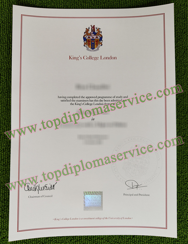 King’s College London diploma