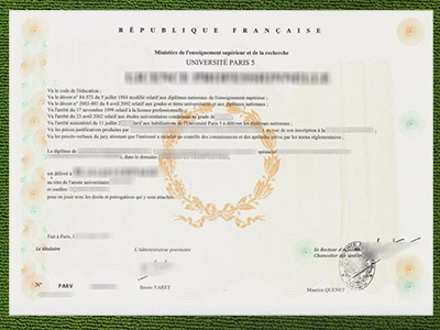 Paris 5 diplôme, Université Paris-Descartes licence,