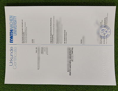 fake RWTH Aachen University diploma