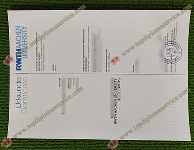 fake RWTH Aachen University diploma