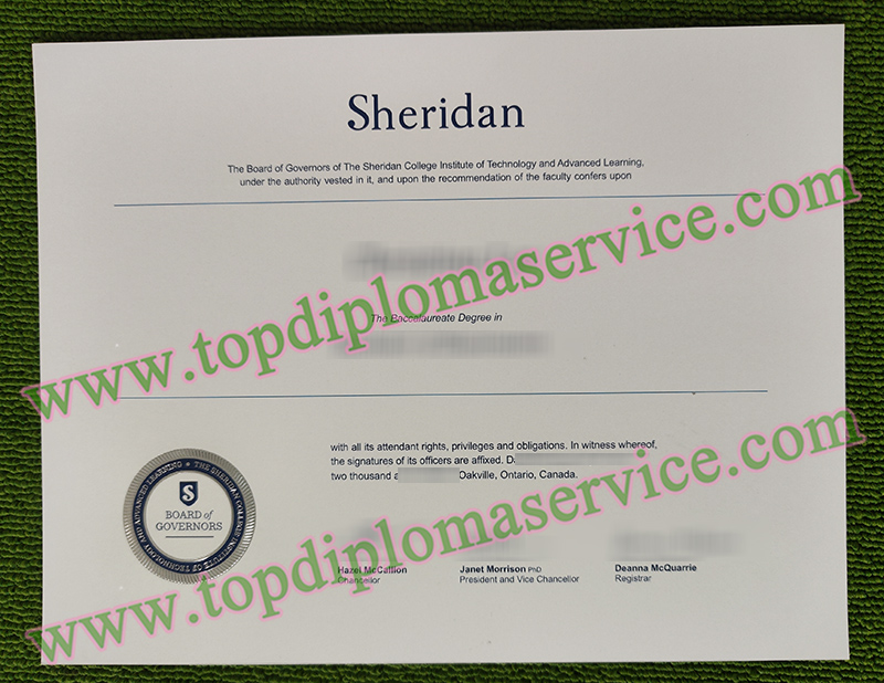buy Sheridan College diploma