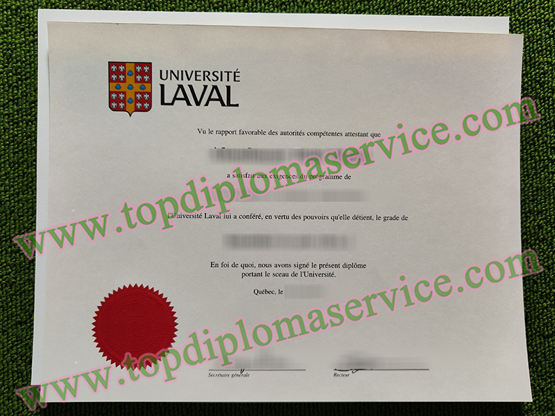 Université Laval diploma, University of Laval degree,