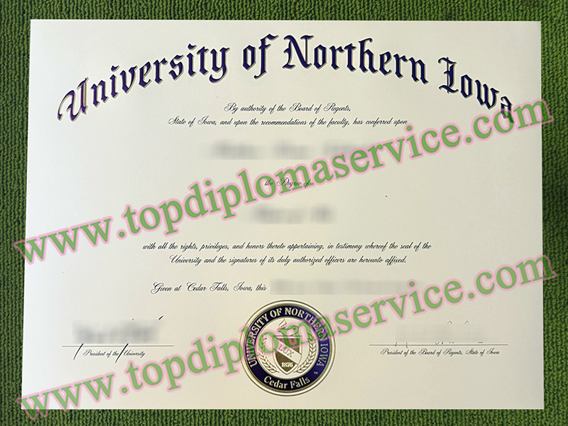 University of Northern Iowa diploma, University of Northern Iowa fake certificate,