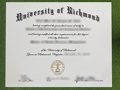 University of Richmond diploma, University of Richmond fake certificate,