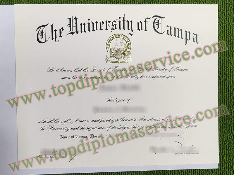 fake University of Tampa diploma, University of Tampa fake certificate,